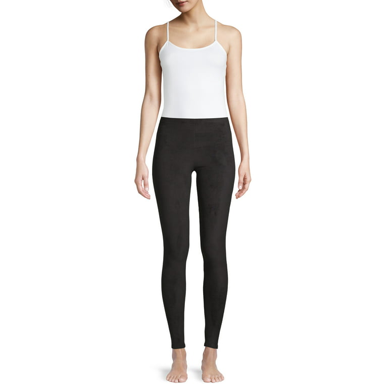 ClimateRight by Cuddl Duds Women's Stretch Fleece Base Layer Natural Rise  Thermal Leggings