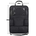 thumbnail image 2 of Auto Drive Back Seat Organizer with Tablet Holder and Drink Holders, Black, 2 of 13