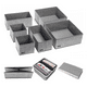 thumbnail image 2 of 6 Pcs Cajas De Almacenamiento Y Organizador De Ropa En Tela Belug,Gris, 2 of 5