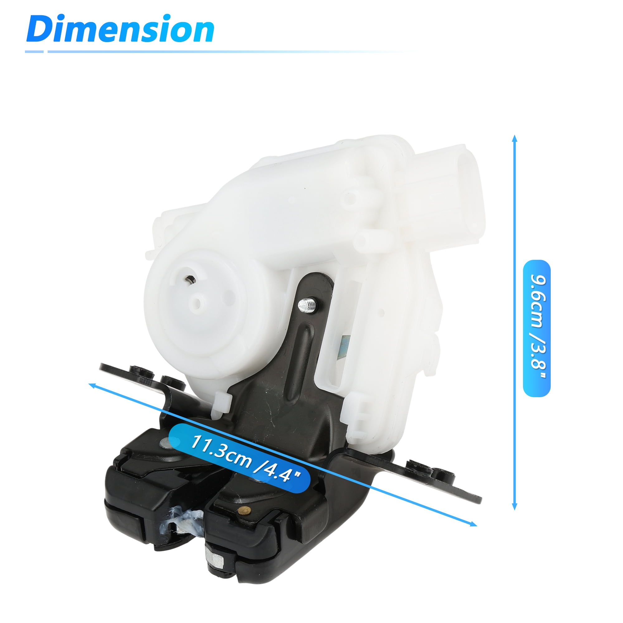 Unique Bargains 68070071AB Rear Trunk Latch Lock Actuator for Fiat 500 2012-2019
