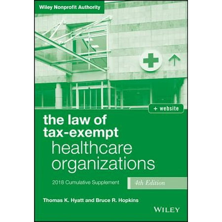 Wiley Nonprofit Authority The Law Of Tax Exempt