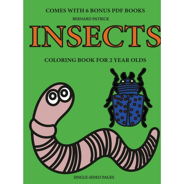 Download Coloring Books For 2 Year Olds Insects Paperback Walmart Com Walmart Com