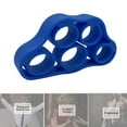 thumbnail image 1 of Banda De Resistencia De Muñeca Banda de agarre de mano de 5 dedos de silicona para entrenamiento de gimnasia (azul zafiro 8.8LB) Likrtyny  Para Estrenar, 1 of 9
