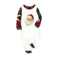 thumbnail image 2 of Zwiiyzr Family Christmas Pajamas Matching Sets for Baby Parent Child Christmas Set Printed Home Clothes Pajamas Long Sleeved Jumpsuit Baby Red-Baby, 2 of 5