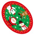 thumbnail image 3 of Falda de árbol de Navidad 90cm Decoración de muñeco de nieve de Navidad suave Alfombrilla de piso Adorno de vacaciones, Tipo de muñeca Methold HA002082-02, 3 of 6