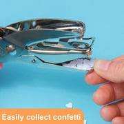 Yirtree Small Mini Tiny Shaped Circle Metal Single Handheld Hole Paper Punch Punchers with Soft-Handled for Tags Clothing Ticket 1.5/3/5/5.5/6mm