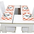 thumbnail image 4 of Ryvnso Placemats Set of 4 Checkered Grid-t6 Dining Mats Heat-Resistant Non-Slip Washable Table Mat, 4 of 8