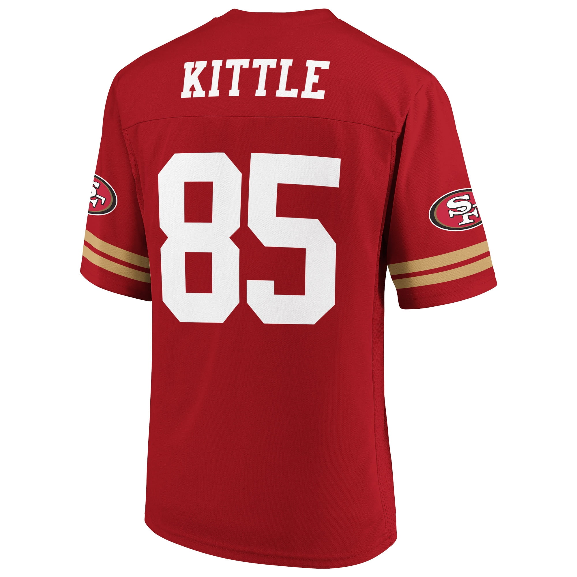 Men's Nike George Kittle Scarlet San Francisco 49ers Player Game Jersey Size: 3XL