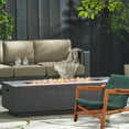 thumbnail image 5 of Table Basse de Foyer au Propane Extérieur, Foyer à Gaz Rectangulaire 50,000 BTU, Parfait pour les Réunions au Bord de la Patio et de la Piscine, Design Durable (Housse de Réservoir Non Incluse), 5 of 5