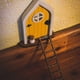 thumbnail image 3 of Más popular Puerta de hadas Ao Pixie, puerta del ratón, puerta de elfo de madera abierta con Pixie divertido, decoración DIY, puerta de elfo 3D (amarillo), 3 of 5