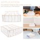 thumbnail image 5 of Caja de almacenamiento de ropa interior, bandeja de almacenamiento de calcetines, organizador de sujetadores con múltiples rejillas, 5 of 7