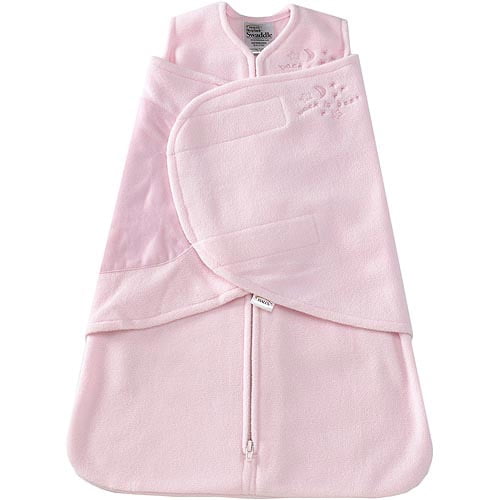 halo sleepsack swaddle wearable blanket, fleece, blue, small