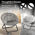 thumbnail image 6 of Grezone Folding Saucer Moon Chair, 6 of 8