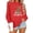 Red, variant on Lovskoo Christmas Sweater Women Xmas Graphic Tunic Sweatshirt Long Sleeve Crewneck Pullover Top Christmas Clothes