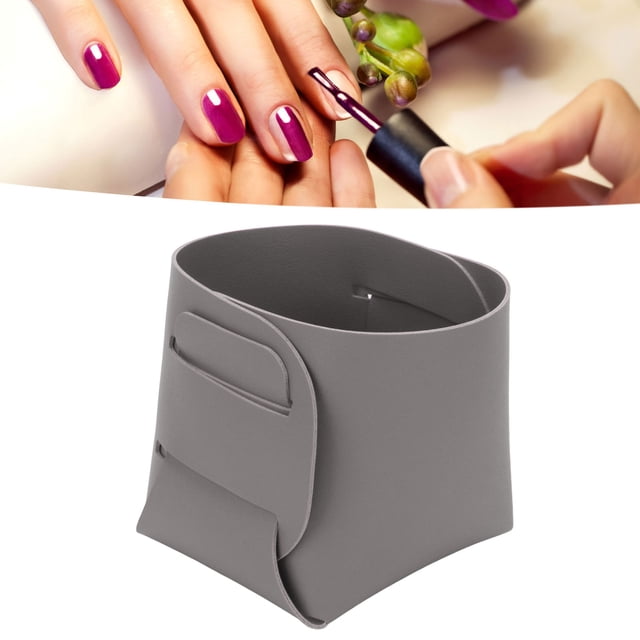 Organizador de Herramientas de Unas, Manicura de Contenedores de Herramientas de Unas Pu Color Puro para Esmalte de Unas