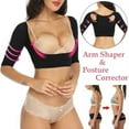 thumbnail image 2 of Women Upper Arm Shaper Compression Posture Shaper Tops Weight Loss Shapewear Body Shaper(Skin Color 3XL), 2 of 6