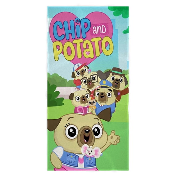 Chip and Potato Hand Face Towels for Bathroom Clearance Absorbent Fan Gift Lover Microfiber Quick Dry