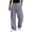 203#Gray, variant on Men's Baggy Sweatpants Wide Leg Sweat Pants Lightweight Travel Pants Streetwear with Pockets XL