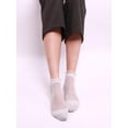 thumbnail image 3 of iHPH7 Sheer Socks Women Lace Socks Mesh Socks for Women See Through Socks Women Ankle Socks Nylon Socks for Women Comfortable Socks for Women White One Size, 3 of 3