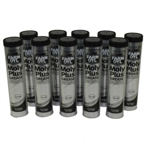 Farm Oyl Moly Plus Grease 14 oz. Tube 10Pack