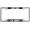 Chrome - Style 1, variant on [Officially Licensed Product] - U.S. Army Mom - Domed Custom-Made Personalized Narrow (Thin) Top 4 Hole Metal Car License Plate Frame with Free caps - Black (Qty: 1 Frame)