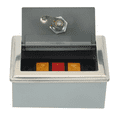 thumbnail image 3 of 10X Garage Door Opener, Electric Door Roll Switch Lock Box, Mounted Concealed Button Switch C, 3 of 8