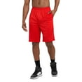 thumbnail image 5 of Champion Mens Long Mesh Shorts with Pockets, M, Crimson, 5 of 5