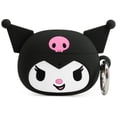 thumbnail image 1 of iFace Hello Kitty & Friends Figure AirPods Case Compatible with AirPods 3rd Generation - Cute Silicone Protective Cover [Carabiner Clip Included] - Kuromi, 1 of 7