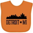 thumbnail image 3 of Inktastic Detroit Michigan City Skyline Boys or Girls Baby Bib, 3 of 4