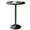 Black, variant on Furmax 1 Piece Round 23.85”Pub Dining Table White & Black, Bar Table for Kitchen, Bar & Living Room