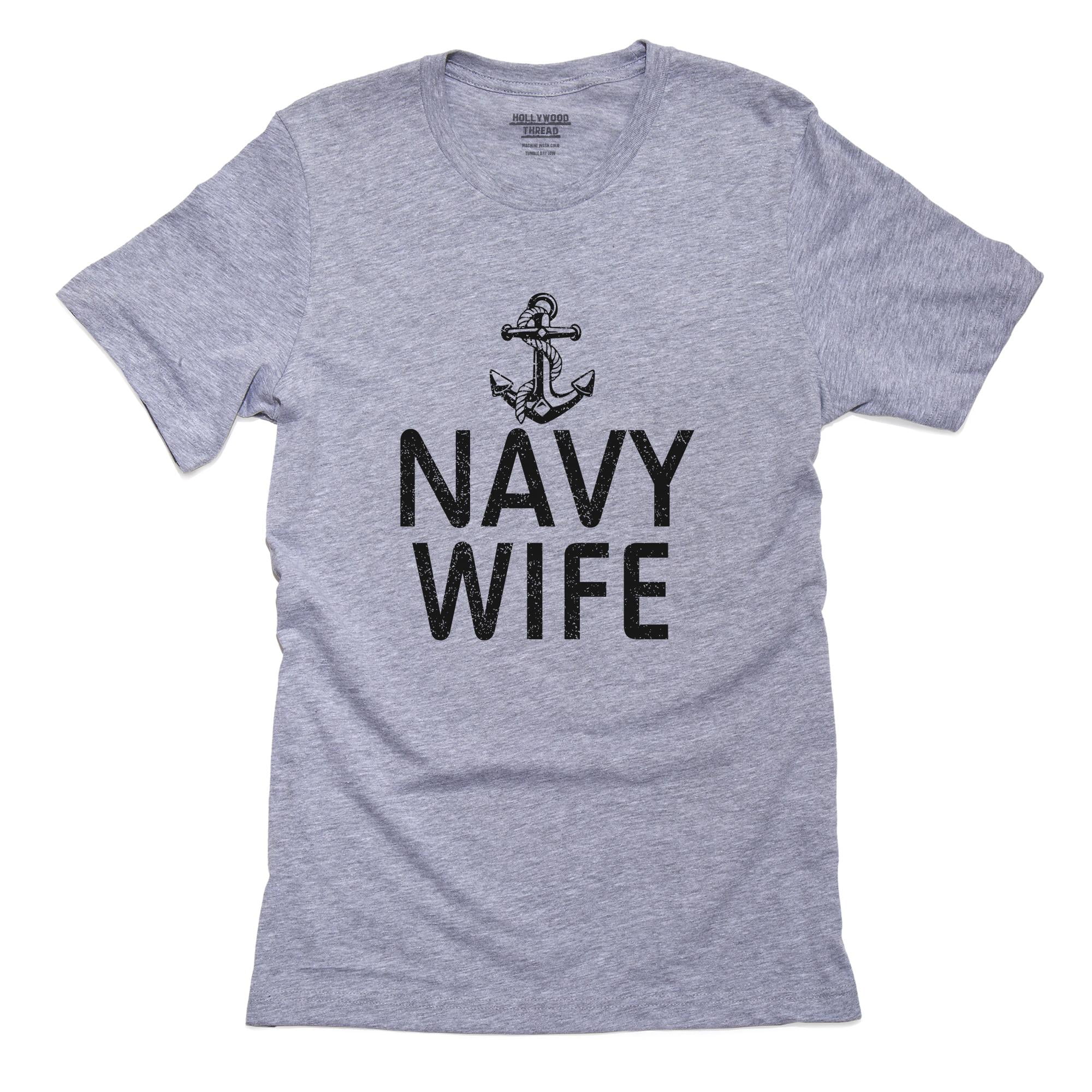 Navy Wife - Patriotic Anchor - Large 
