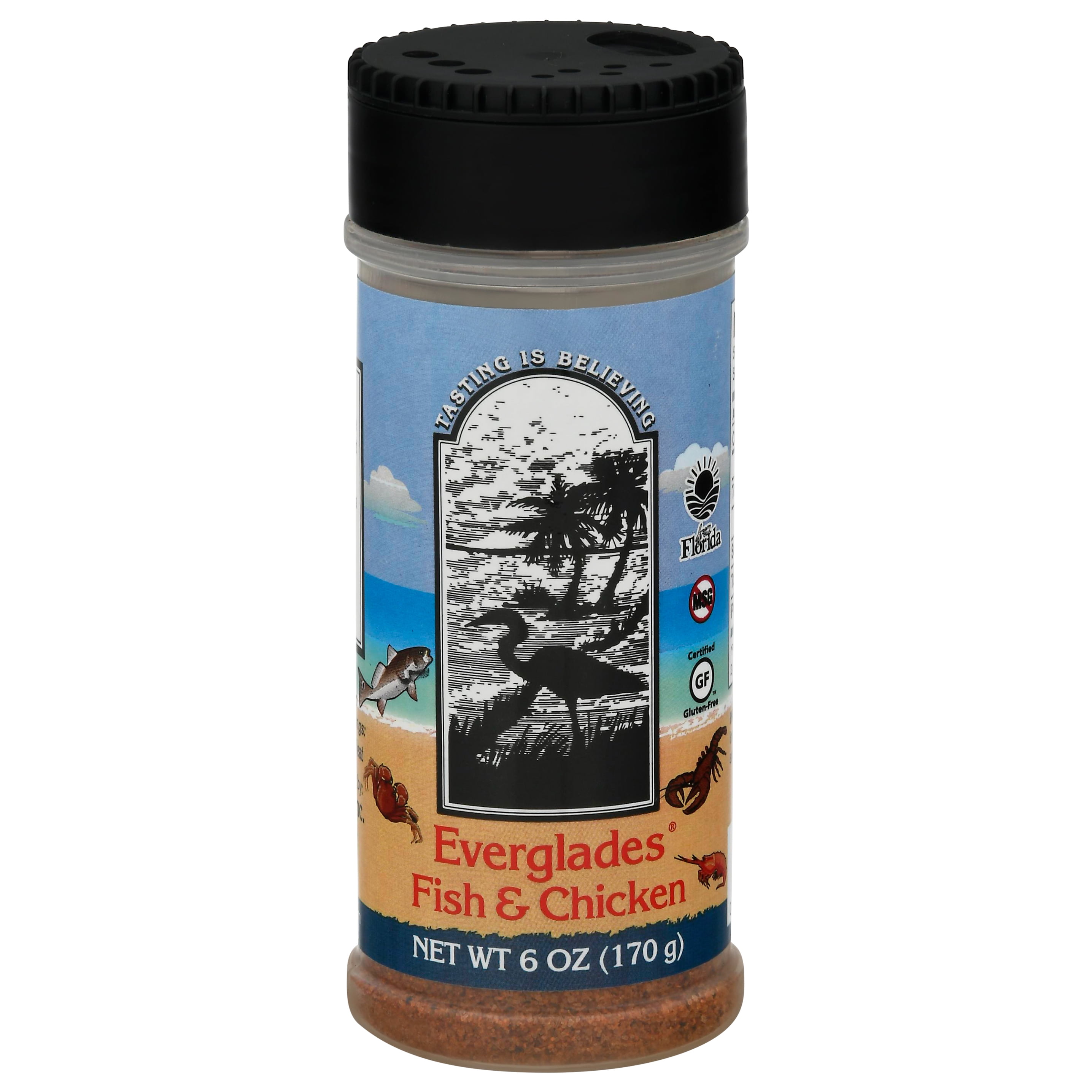 Everglades 6 oz Fish and Chicken Seasoning Shaker - Everglades Foods, Inc.