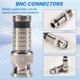 thumbnail image 4 of 20 Pcs BNC Compression Connector 75 Ohm Coupler with Copper Pin for RG58-59 Crimper Video Plug Exten, 4 of 5