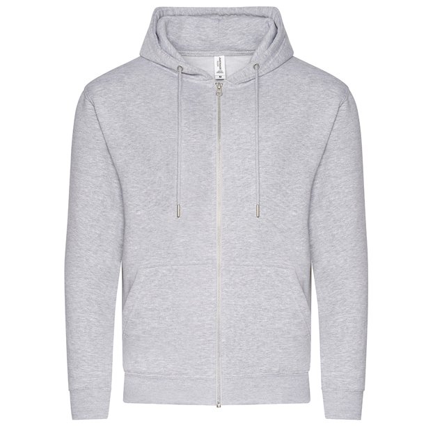Awdis - Sudadera con Cremallera Jaspeado para Adultos Unisex (Gris Jaspeado) Awdis UTRW7979_heathergrey