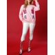 thumbnail image 3 of Suéter para mujer, suéter de cuello redondo con cascanueces y lentejuelas navideñas, remera con gráfico festivo, suéter de manga larga con cuello redondo, 3 of 4