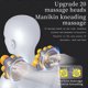 thumbnail image 3 of Electric 20D Shiatsu Massagers Pillow Hot Compress Inflatable Cervical Ttraction For Body Back Neck Vibrating Relax Health Care, 3 of 5