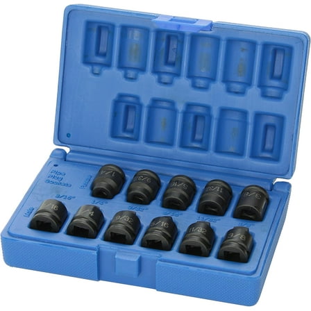 Grey Pneumatic (1211P 3/8" Drive 11-Piece Pipe Plug Socket Set