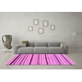 thumbnail image 3 of Ahgly Company Indoor Rectangle Abstract Purple Modern Area Rugs, 6' x 9', 3 of 4