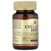 Solgar Chelated Iron, 100 Tablets (25 mg per Tablet)