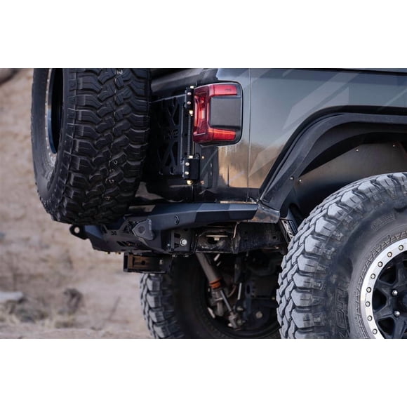Fits 2018-2023 Jeep Wrangler JL DV8 Offroad Bumper RBJL-09 Spec Series; Modular Design; High Clearance; Direct Fit; Mounting Hardware Included; With 2 D-Ring Shackles