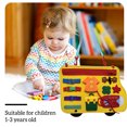 thumbnail image 4 of Fell Sensory Board Juguete Portátil EDUCA EDUCA POR TIEMPO EMPORTENCIA TOYS TOYS PRUEBA PRUEBA POR 1-3 AÑOS AMARILLO Eigraketly FN001300-01, 4 of 5