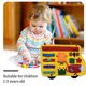 thumbnail image 4 of Fell Sensory Board Juguete Portátil EDUCA EDUCA POR TIEMPO EMPORTENCIA TOYS TOYS PRUEBA PRUEBA POR 1-3 AÑOS AMARILLO Monstrate FN001300-01, 4 of 5