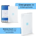 thumbnail image 2 of Interruptor Inteligente Advanced Home Vidrio Blanco 12X7.5X3, 2 of 3