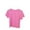 Hot Pink, variant on Toddler Boys Girls T Shirts Casual Cotton Summer Crew Neck Solid Color Shirt Short Sleeve Basic Tops for Kid (Coffee 140)