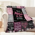 thumbnail image 2 of Mother in Law Gifts Blanket, Birthday Gifts for Mother in Law Throw 50" X 60", Best Mother in Law Gifts Ideas, Mother in Law from Daughter Son in Law, 2 of 6