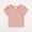 E-591Pink, variant on FAOWME Toddler Baby Girls T Shirt Short Sleeve Round Neck Solid Color Comfortable Breathable Fashion Tee Top For Casual Daily Wear,Hot Pink,3-4 Years