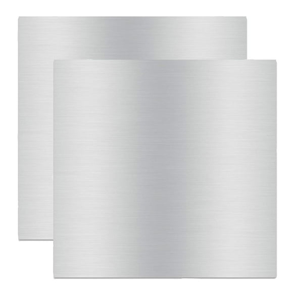 Aluminium Plates, 2Pack  30cm x 30 cm x 3 mm Aluminium Sheet, Aluminium Sheet Thickness 3 mm, Aluminium Plate with Protective Film