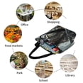 thumbnail image 6 of Salouo Surreal Panda Warrior for Shoppers Tote for Women Foldable Handbags with Big Capacity Casual One-Shoulder Shopping Bag Hobo Bags Fit for Office/Shopping/Park, 6 of 6