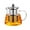 Clear, variant on Tea Set with Explosion Proof Glass Kettle Cups High Borosilicate Material Tea Water Separation Design