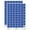 Dark Blue, variant on Paid Double Line Border Invoice Sticker Set - Brown - Gloss Finish - 1.25" Mini